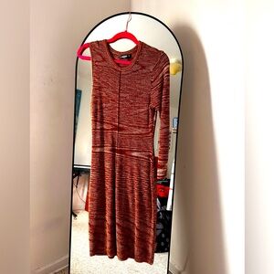 Missguided One Sleeve Sweater Dress